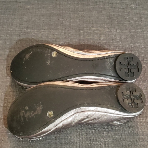 Tory Burch Eddie Rhinestone Bow Flats - Picture 4 of 5